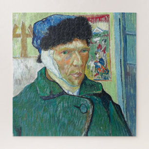 Puzzle Van Gogh Autoportrait Bandaged Ear Art Peinture