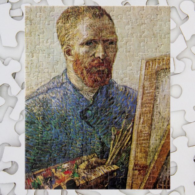 Puzzle Van Gogh Autoportrait devant Easel (Créateur téléchargé)