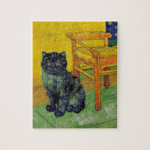 Puzzle Van Gogh Black Cat