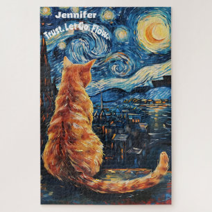Puzzle Van Gogh Cute Feline