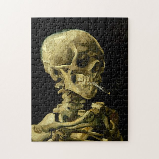 Puzzle Van Gogh Fumer du squelette (Vertical)