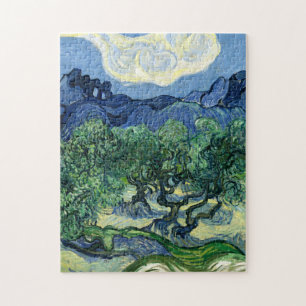 Puzzle Van Gogh La peinture paysagère des oliviers