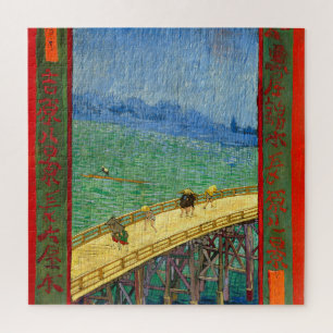 Puzzle Van Gogh Le pont dans la pluie après Hiroshige