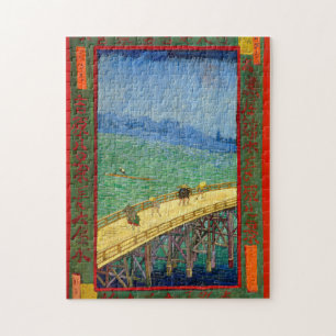 Puzzle Van Gogh Le pont dans la pluie après Hiroshige