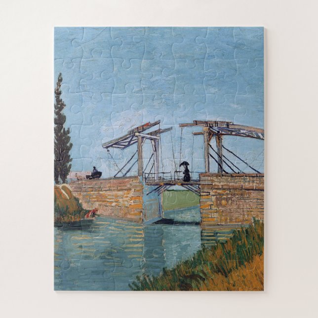 Puzzle Van Gogh - Le pont des Langlois à Arles (Vertical)