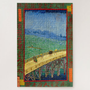 Puzzle Van Gogh Le Pont sous la Pluie d'après Hiroshige