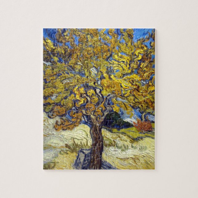 Puzzle Van Gogh Mulberry Tree Art impressionniste (Vertical)