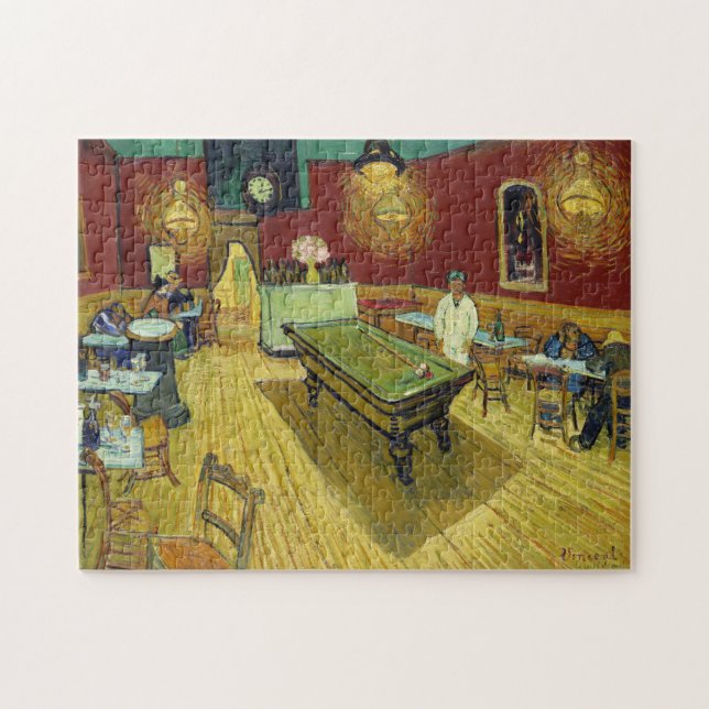 Puzzle Van Gogh Night Cafe Peinture (Horizontal)