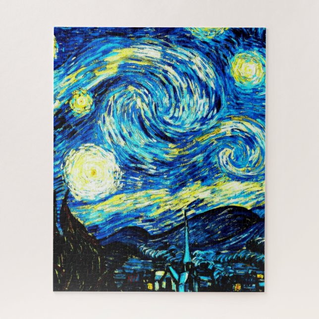 Puzzle Van Gogh - Nuit étoilée (Vertical)
