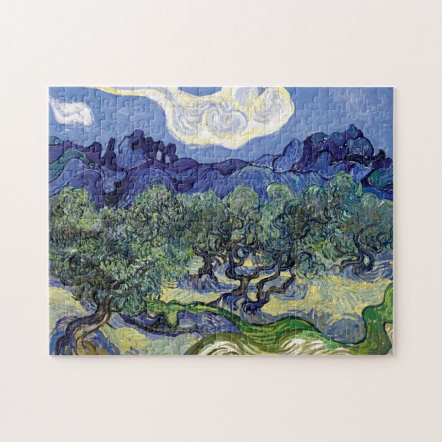 Puzzle Van Gogh - Oliviers Dans Un Paysage Montagneux (Horizontal)