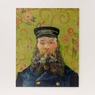 Puzzle Van Gogh Postman Portrait Painting Old Antique Art
