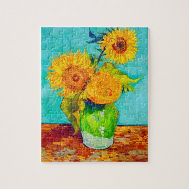 Puzzle Van Gogh Sunflowers  (Vertical)