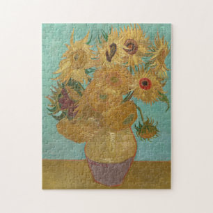 Puzzle Van Gogh - Sunflowers, 3ème version, répétition