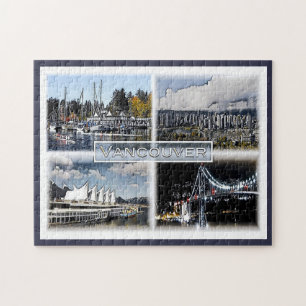 Puzzle Vancouver - Canada - Mosaic -