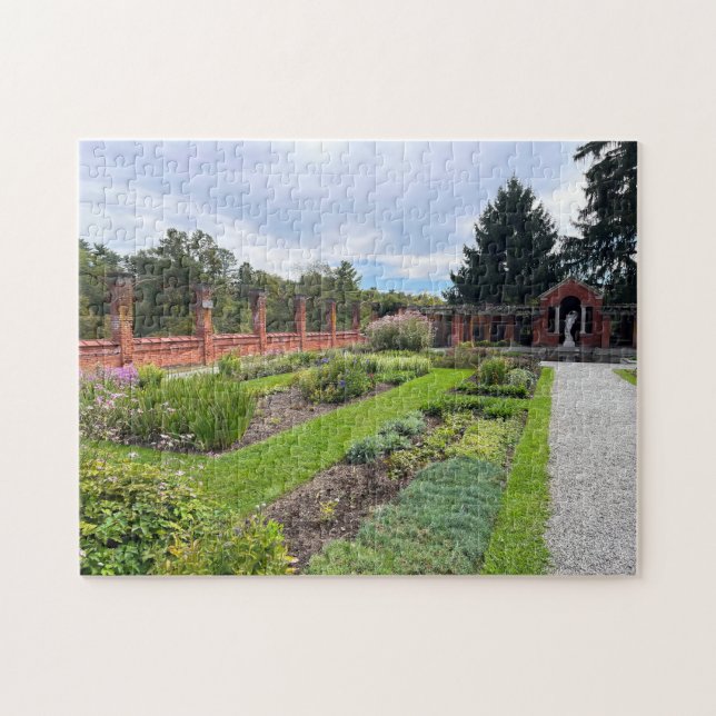 Puzzle Vanderbilt Mansion jardins à Hyde Park NY (Horizontal)