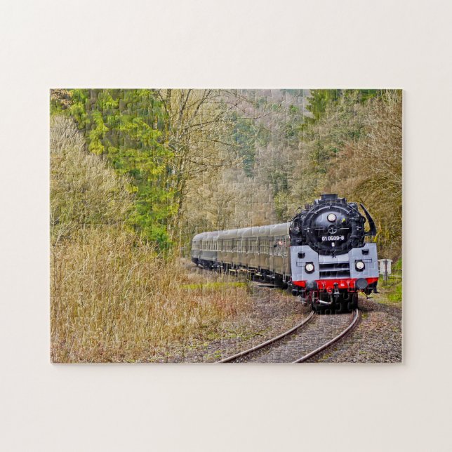 Puzzle Vapeur Locomotive Maine. (Horizontal)