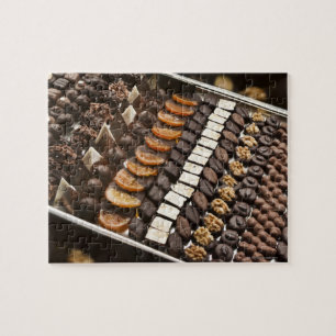 Puzzle Variété de pralines artisanales de chocolat