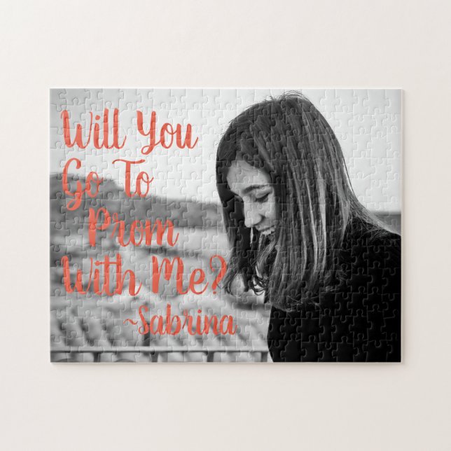 Puzzle Vas-Tu Aller Au bal Avec Moi ? Message photo perso (Horizontal)