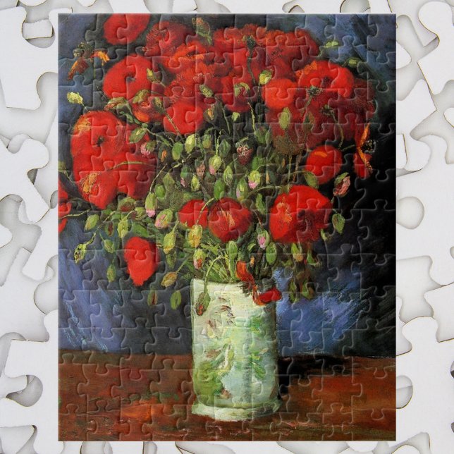 Puzzle Vase avec des pavots rouges par Vincent van Gogh (Créateur téléchargé)
