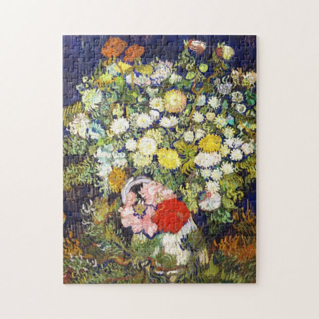 Puzzle Vase avec Fleurs Vincent van Gogh fine art (Vertical)
