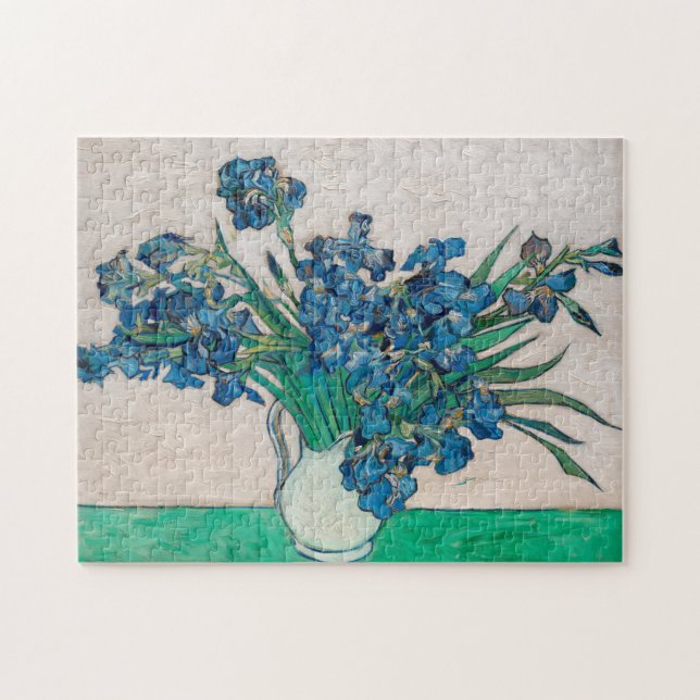 Puzzle Vase avec Irises, Van Gogh (Horizontal)