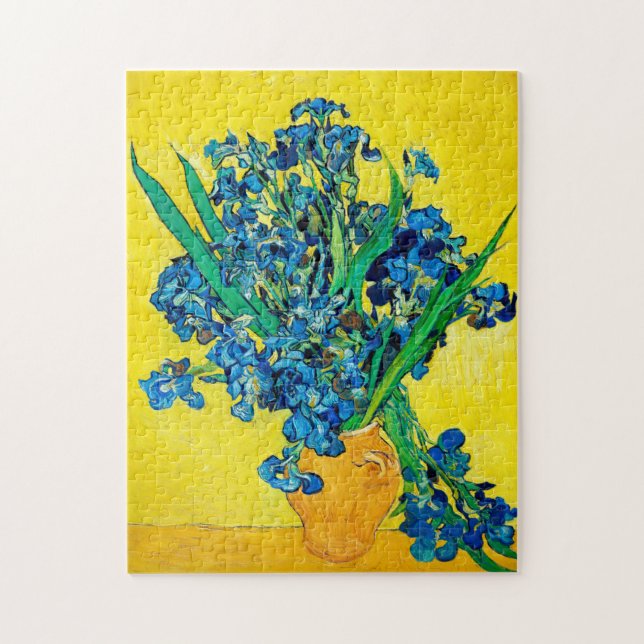 Puzzle Vase avec Irises, Van Gogh (Vertical)
