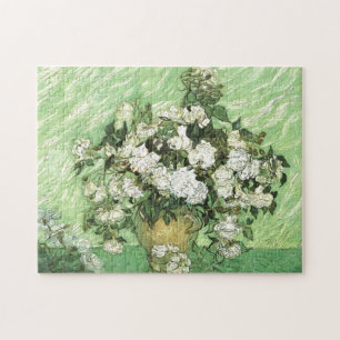 Puzzle Vase avec Rose - Van Gogh Peinture Art Vintage