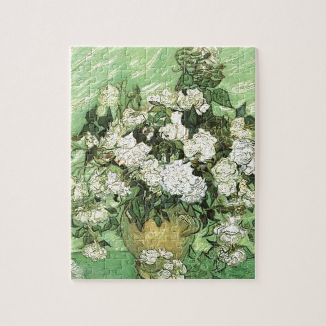 Puzzle Vase avec Roses - Van Gogh (Vertical)