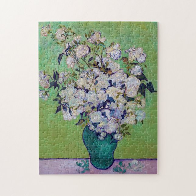 Puzzle Vase de Roses, Vincent van Gogh (Vertical)