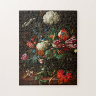 Puzzle Vase des fleurs, 1660 par Jan Davidsz de Heem