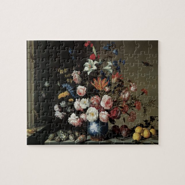 Puzzle Vase des fleurs par une fenêtre, Balthasar van der (Horizontal)