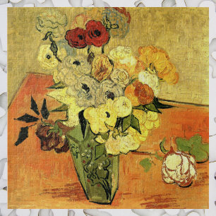 Puzzle Vase japonaise, Rose, Anémones par Vincent van Gog