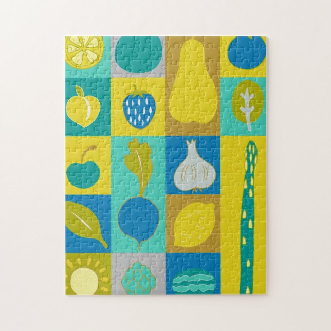 Puzzle Veggie Blocks I (Vertical)