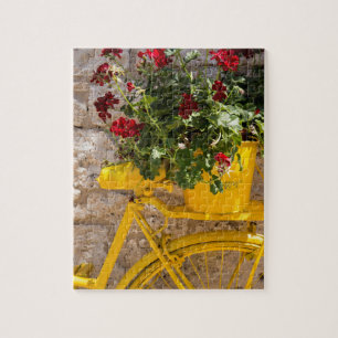 Puzzle Vélo jaune