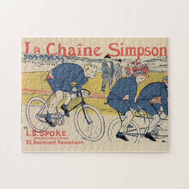 Puzzle Vélo vintage Toulouse-Lautrec (Horizontal)