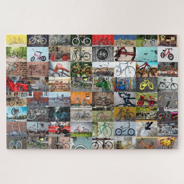 Puzzle Vélos Cyclisme Jigsaw (Horizontal)