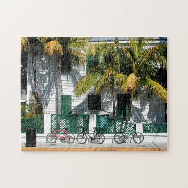 Puzzle Vélos garés devant l'Apartment Key West Fl (Horizontal)