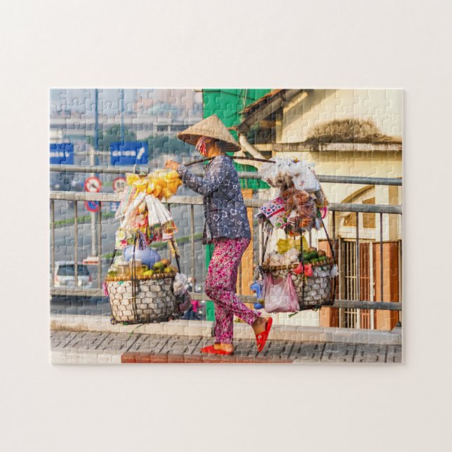 Puzzle Vendeur de rue, Ho Chi Minh City, Vietnam (Horizontal)