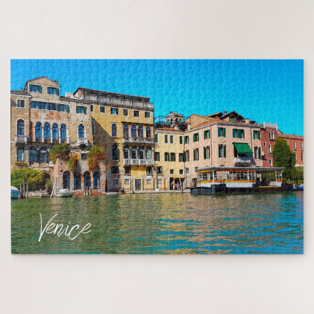 Puzzle Venise Grand Canal Maisons de style vénitien (Horizontal)