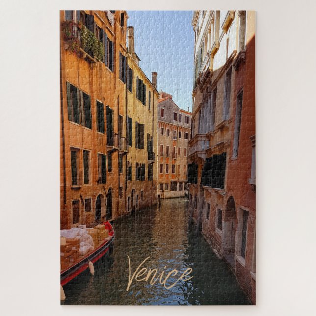 Puzzle Venise Italie Canal Bâtiments Voyage (Vertical)
