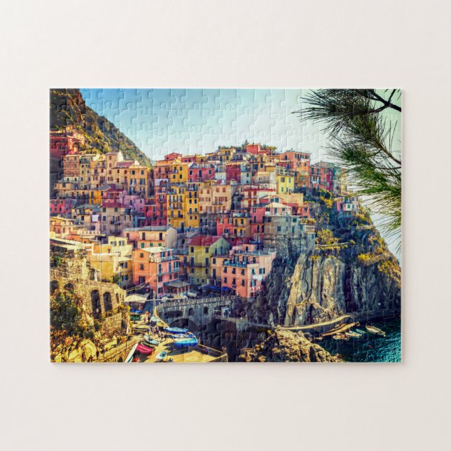 Puzzle Venise Italie Maisons de mer Maisons colorées (Horizontal)