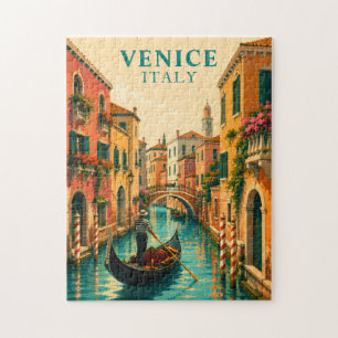 Puzzle Venise Italie Vénitien Canal Vénitien Vintage