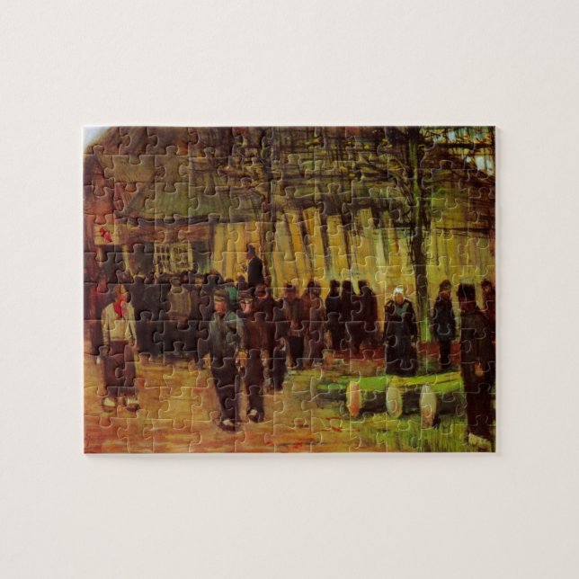 Puzzle Vente de bois d'oeuvre par Vincent van Gogh (Horizontal)