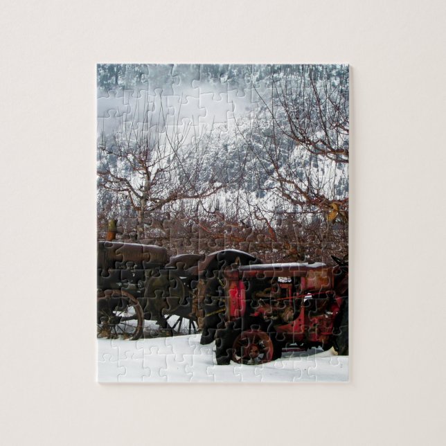 Puzzle Verger de Keremeos en hiver (Vertical)