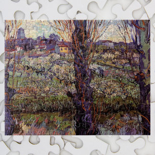 Puzzle Verger en fleurs, Arles de Vincent van Gogh