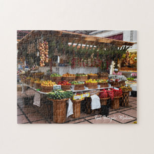 Puzzle Véritable stand de fruits Portugal-Madère