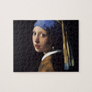 Puzzle Vermeer Girl Pearl Élevant Masterpiece Peinture