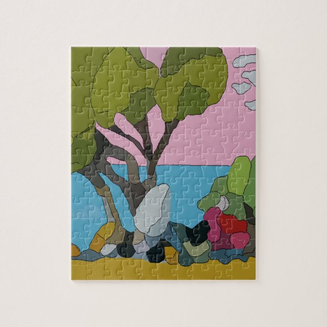 Puzzle Verre Abstrait (Vertical)