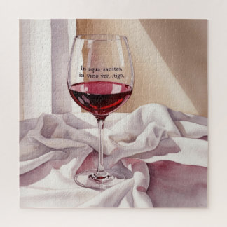 Puzzle Verre de vin