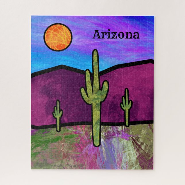 Puzzle Verre tendu du désert de l'Arizona (Vertical)